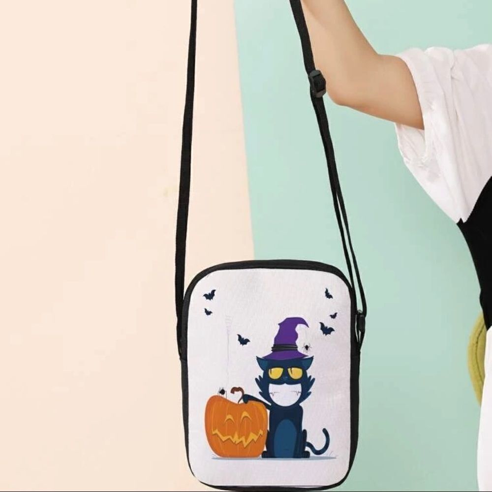 Cute Halloween graphic crossbody Bag
